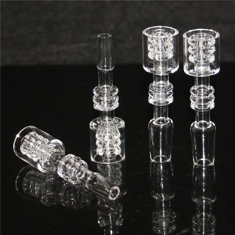 Hookahs Diamond Knot Quartz Stack Banger Nagels 10 mm 14 mm 18 mm Quartz Bangers voor glazen waterbongs DAB -rigs