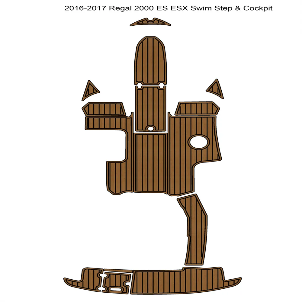 2016-2017 Re-Gal 2000 ES/ESX Plataforma de natação Cockpit Cockpit Boat Boat Eva FOAM TEAK FLOW