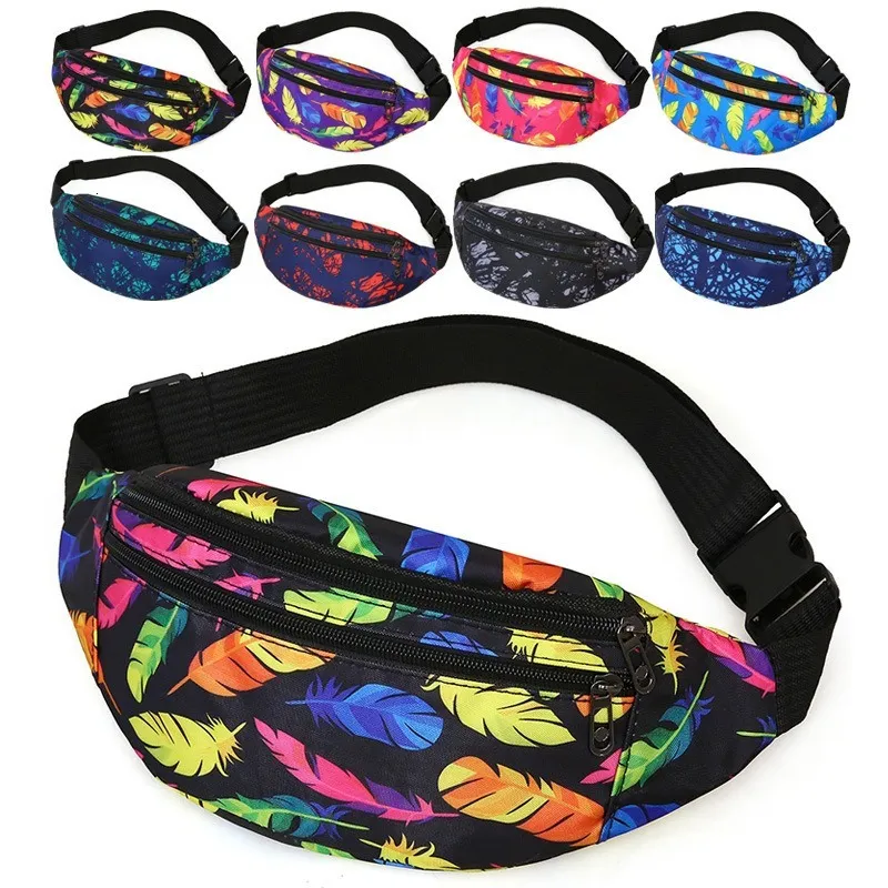 Waist Bags Women Holographic Sport Run Fanny Pack Men Crossbody Fashion Chest Phone Purse Multifunction Belt Bum 221208