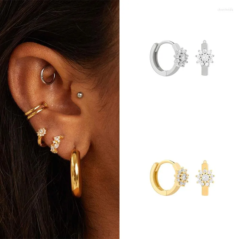 Hoop oorbellen isueva luxe goud gevulde hoepels voor vrouwen kubieke zirkoon piercing pendientes huggie sieraden bruiloft