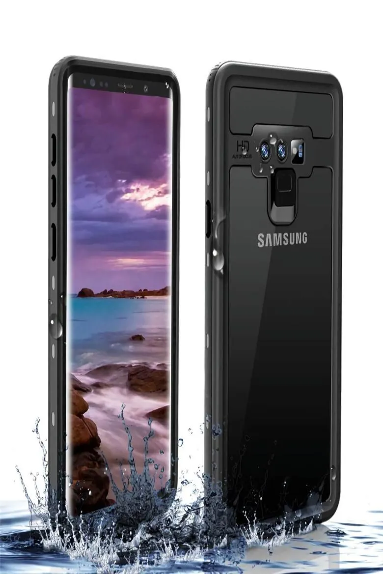 الحماية الكاملة المختومة بالكامل تحت الماء CaseScover لـ Samsung Galaxy S10 S9 S8 Plus Note 8 9 IP68 Snowproo1166345