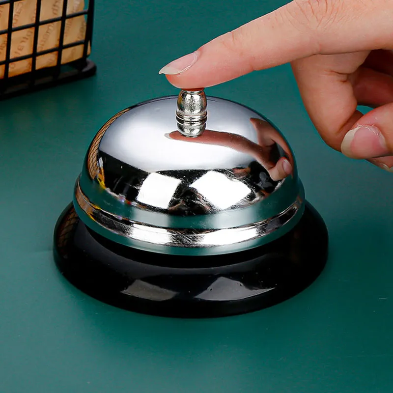 Call Bell Desk Christmas Kitchen Hotel Counter Reception Bells Small Single Dining Bell Table Summoning Bell ZXF55