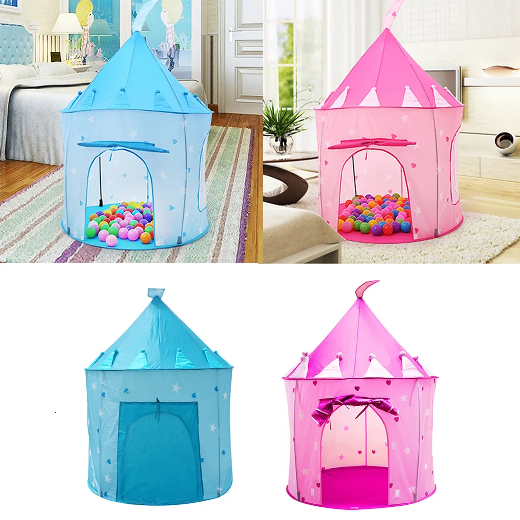 Play Tent for Kids, Indoor Up Playhouse Tent for Boys and Girls Folding Play House