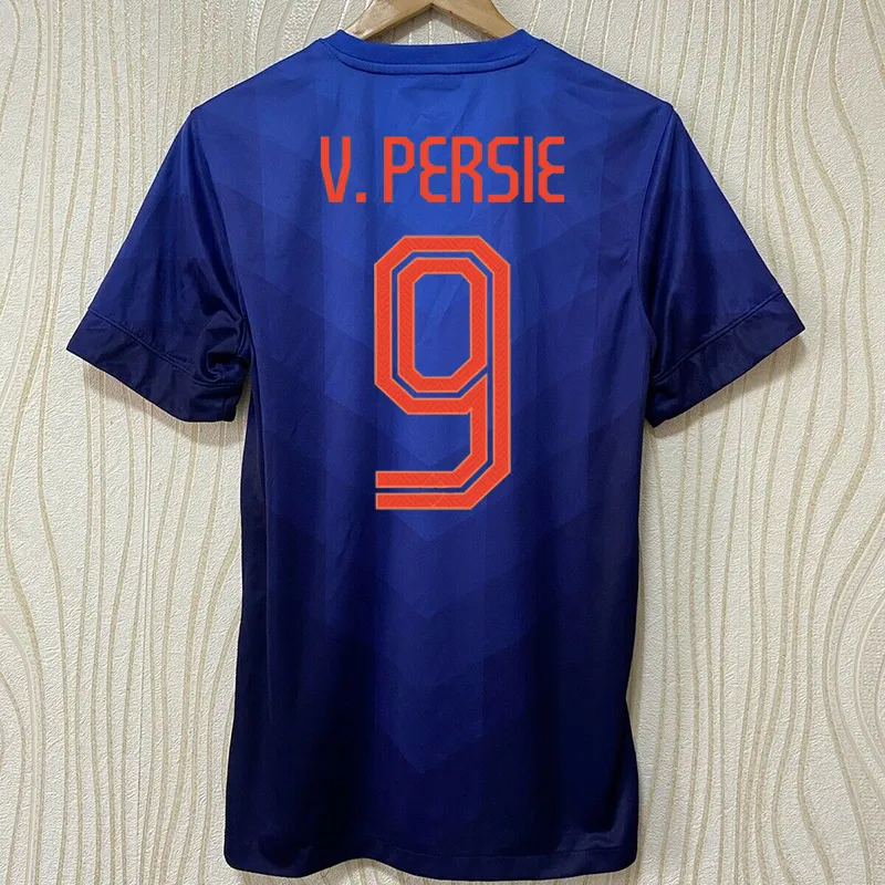 Camisa de futebol retrô da Holanda 2014 v.Persie Sneijder Robben Holland Camisa de futebol