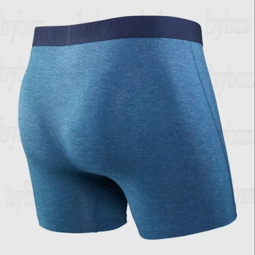 SAXX Underwear Mens Boxer Briefs VIBE Modern Fit /ULTRA PLATINUM Mans Underwear Boxer Briefs with Fly and Built-In BallPark Pouch Support