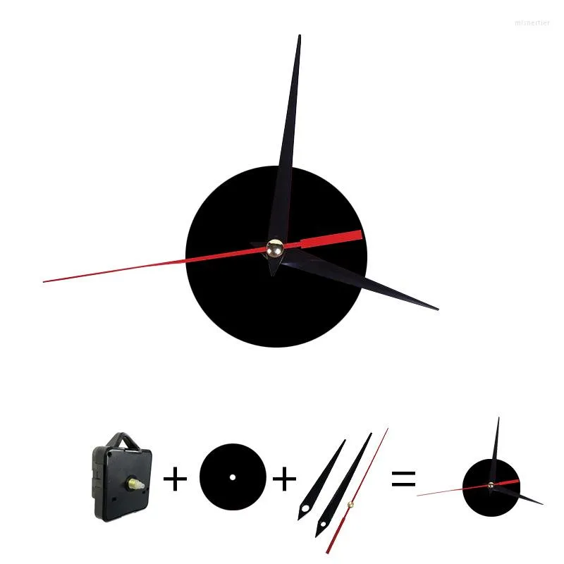 Zegary ścienne 10pcs DIY Mute Quartz Watch Dorbany mechanizm ruchu Zegara Części naprawczy 3D Akcesoria Dekoracja domu