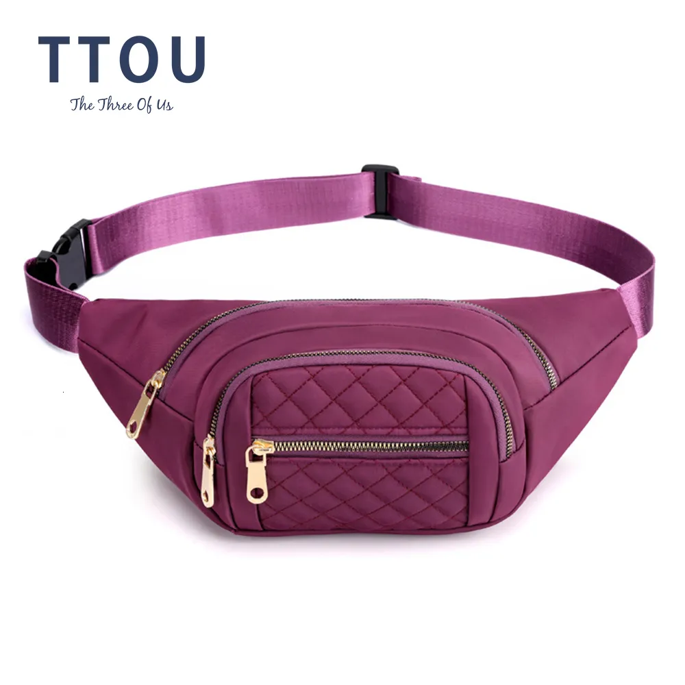 Taille Sacs Femmes Oxford Tissu Étanche Ceinture Designer Bandoulière Poitrine Femme Mode Fanny Pack Banane Hanche Bourse 221208