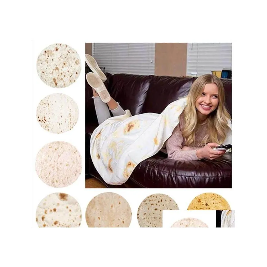 Dekens Mexico tortilla dekens 3D geprinte zomer airconditioning beddening gooi deken deken bad handdoek handdoek zacht yoga mat tapijt 60 inch y dhklh