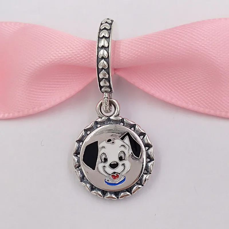 Authentic 925 Sterling Jewelry Silver Beads Disny Parks Exclusive Pandora 101 Dalmatians Lucky Dog Mom Charm Charms Annajewel