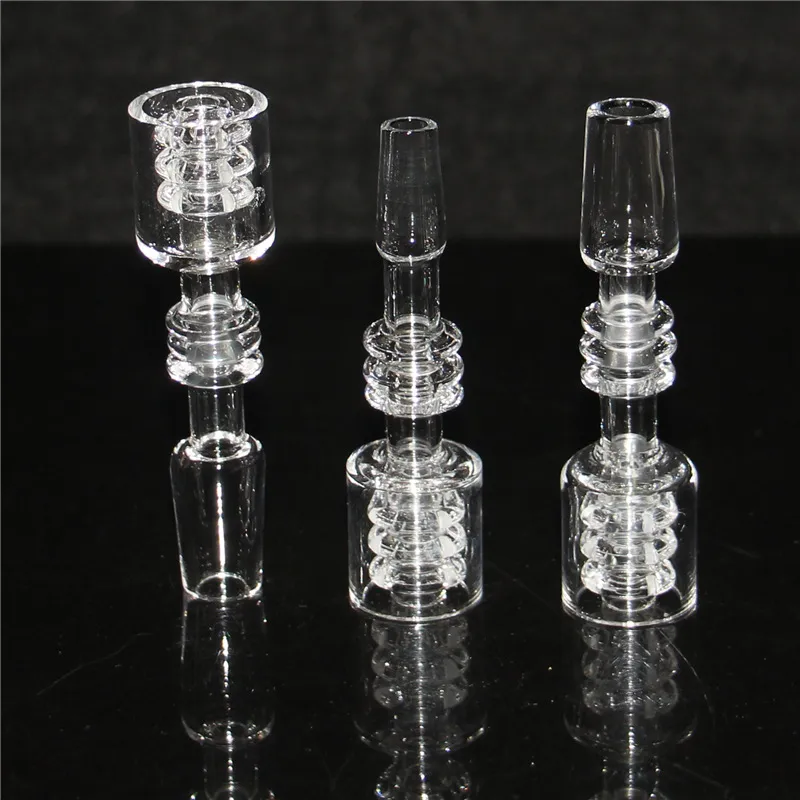 Hookahs Diamond Knot Quartz Nail Banger 10mm 14mm 18mm Man Quartz Nails Tips For Glass Bongs Water Pipe Dab Rig