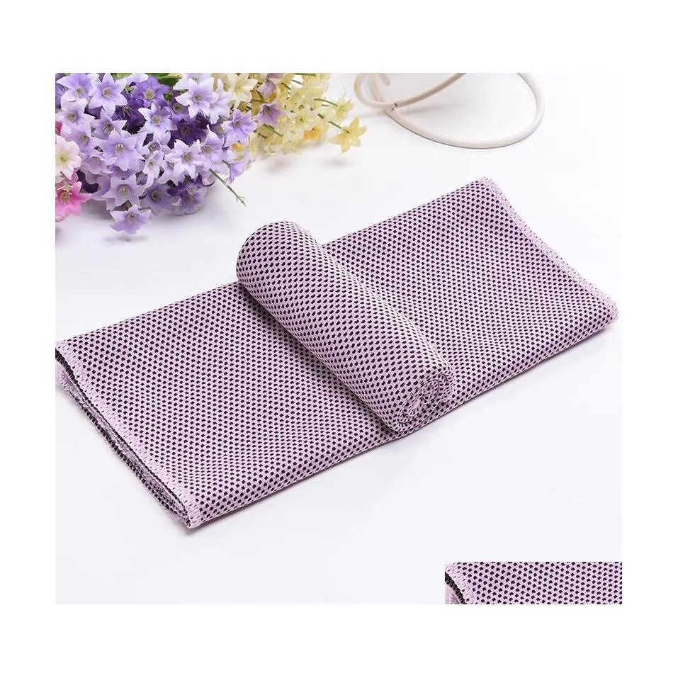 Towel Cold Towel Outdoors Cooling Artifact Fabric Loop Towels Quick Drying Motion Woman Man Soft Facecloth Arrival 1 1Tq K2 Drop Del Dhkhy