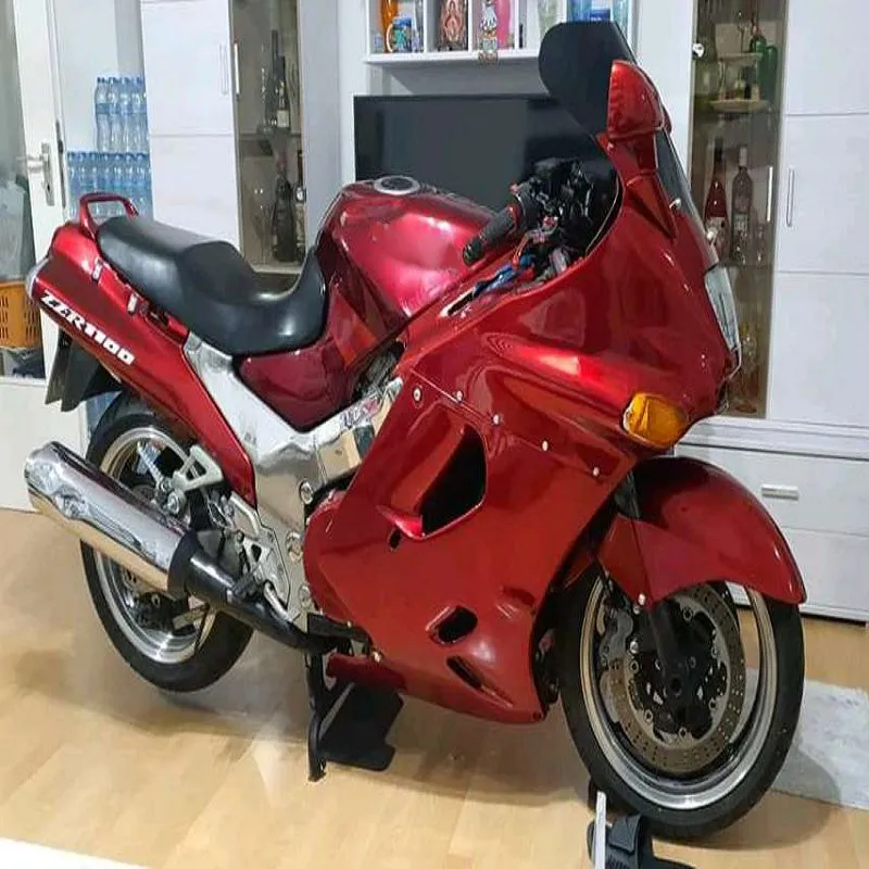 KAWASAKI NINJA ZX11 ZZR1100 1990 1992 Kit De Carénage ABS Black