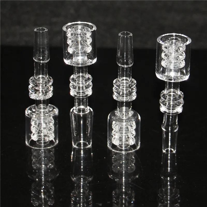 Hookahs Diamond Knot Quartz Enail Banger Nagels met mannelijke vrouwelijke 10 mm 14 mm 18 mm gewrichten Pak voor glazen bongs olieligingen 20 mm spoelverwarming