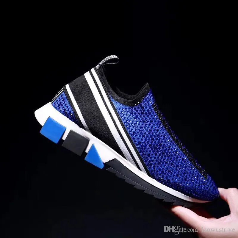 Casual Shoes Sneaker Running Trainers Woman Shoe Men Gym Sneakers Women Travel Leather Elastic Band Fashion Lady Flat Designer Letters Platform Size 35-45