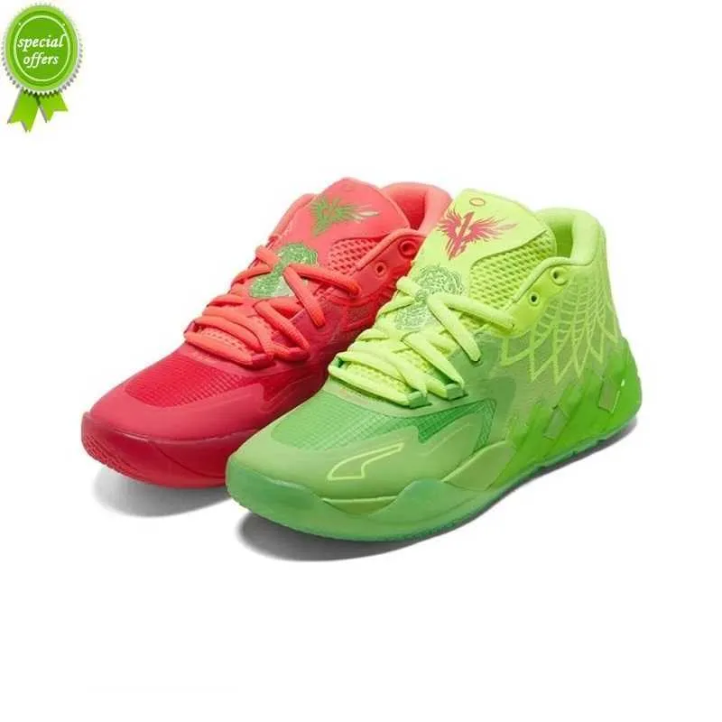 LOW OG What The LaMelo Ball MB.01 Mens Basketball Shoes Melo Red Green ...
