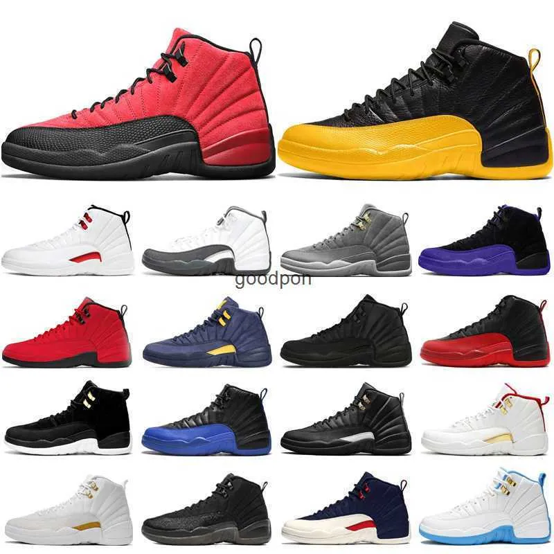 Buty do koszykówki Męskie trenerzy Sports Sneakers University Gold Blue Dark Concord Indigo Twist Reverse Flu Game Royal Playoffs With