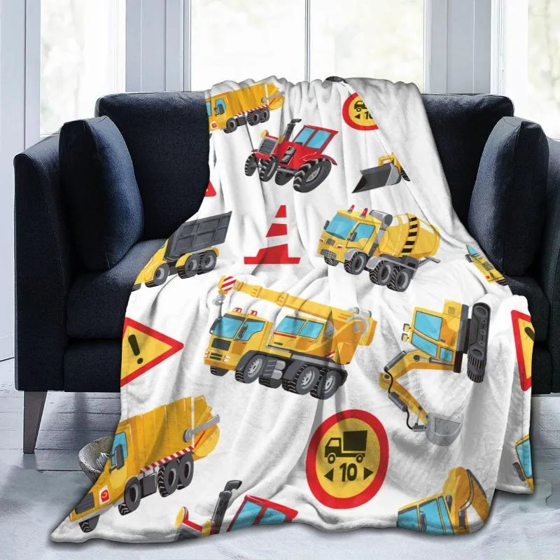 Одеяла фланелевые одеяло автомобили и дорожные знаки Ультра-мягкий микрофинал для банирабового дивана.