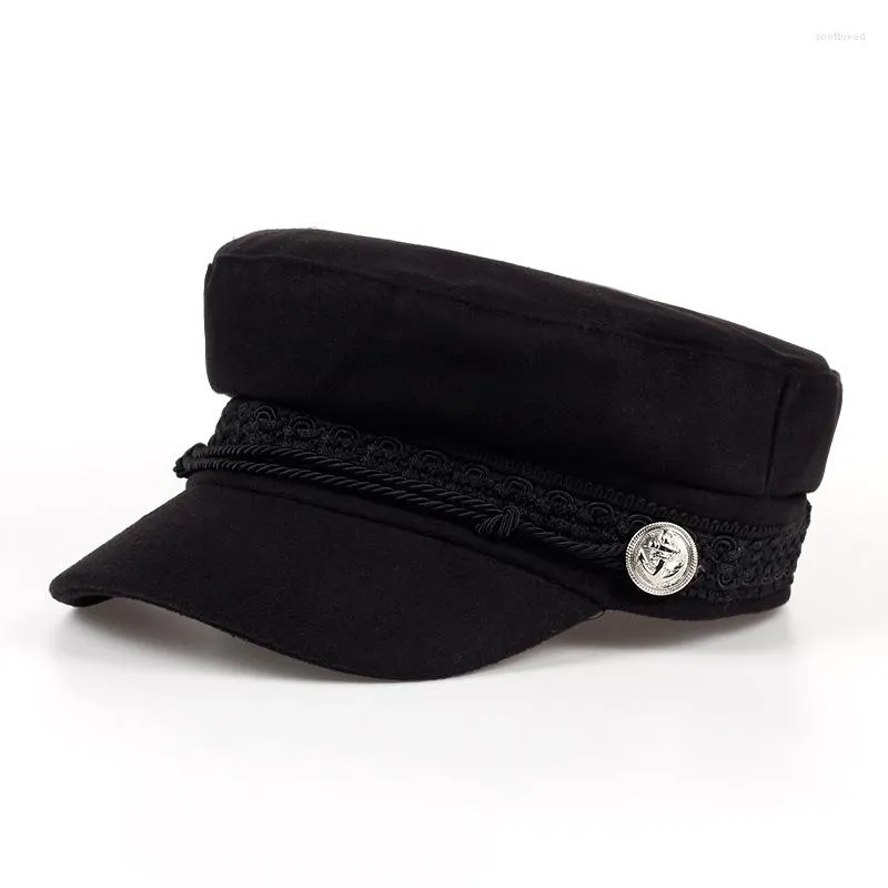 BERETS VINTERSLA MILITÄR HAT FLAT TOP TRUCKER BASEBALL HATS FÖR KVINNOR OCH MÄN UNISEX OCTONAL CAPS