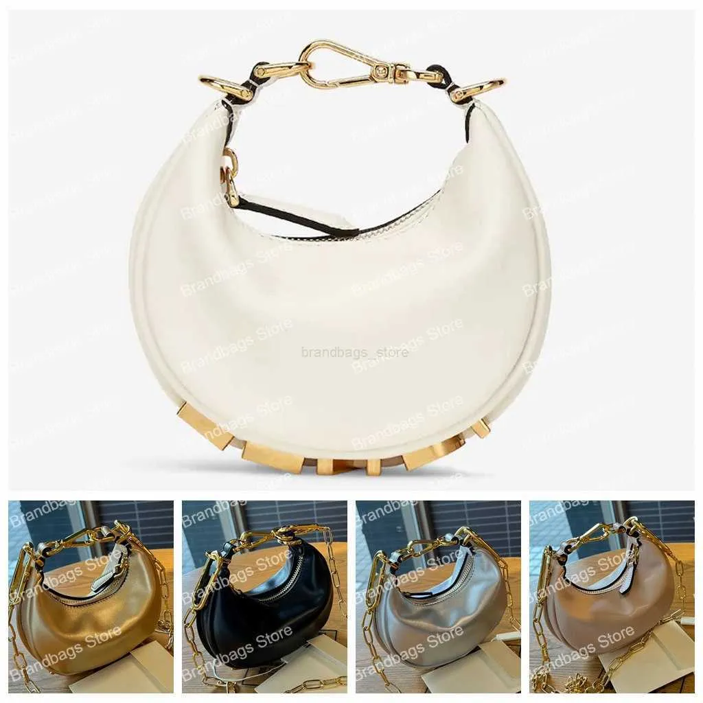 Nano Graphy Tassen Designer Chain Crossbody Tassen Cross Body Bag Mini Leren Handtassen Luxe Mode Klassiek Portemonnee Lady Pochette Half Moon