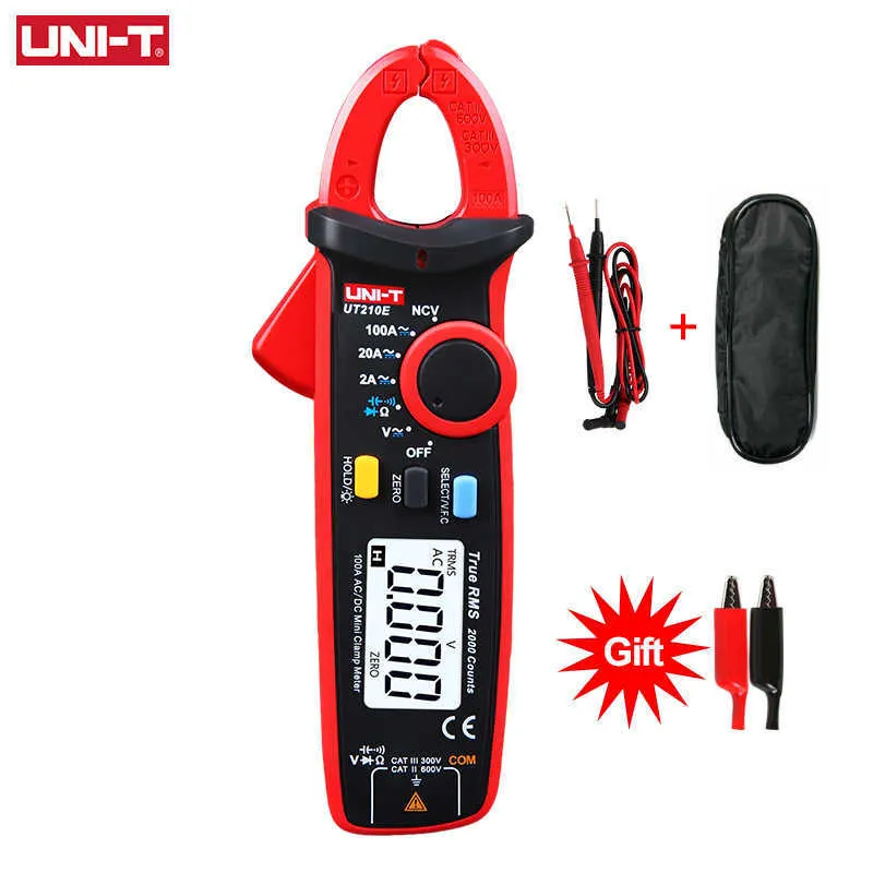 Wholesale UNI T UT210E Mini Digital AC DC Current Clamp Meter Voltage