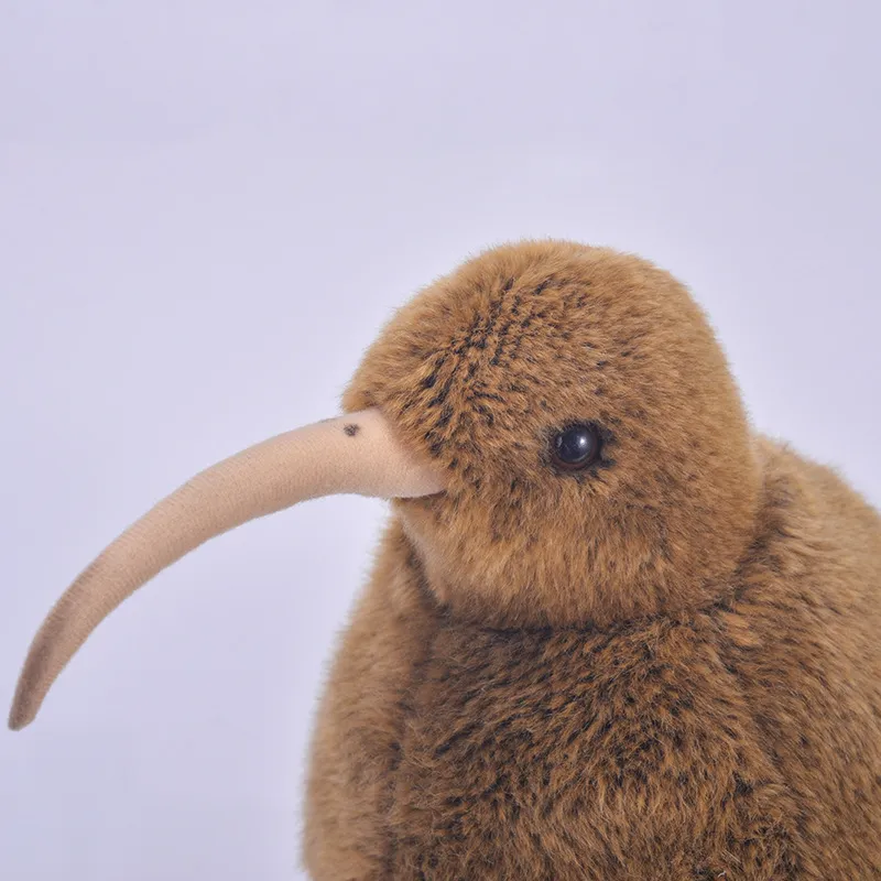 Kiwi Bird Plush Toy Brown White Stuffed Wild Animal Plushie