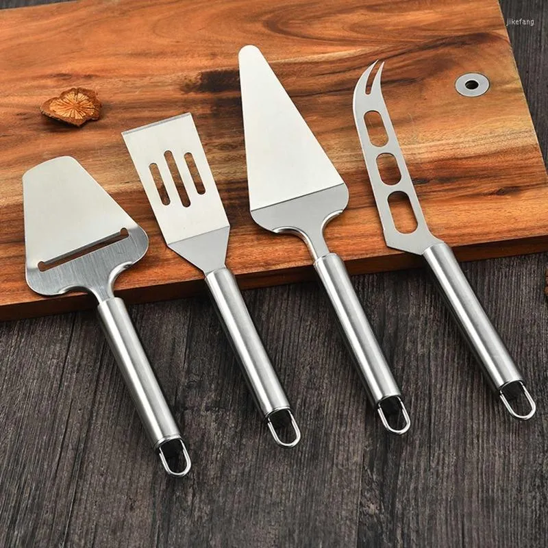 Bakeware Tools 4 PCS Mini rostfritt stål ostknivar perfekt för skiva smörskärare