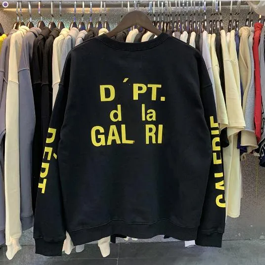 Galleryes Depts Designer Men Women Hoodie Pullover Sweatshirts Hip Hop Letter طباعة قماش مريح معاطف الخريف الربيع