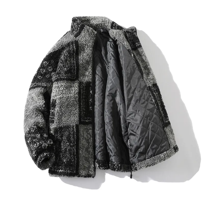 Parkas en duvet pour hommes parka d'hiver pour hommes manteau épais et chaud à col ample coupe-vent en coton froid grande veste 221207