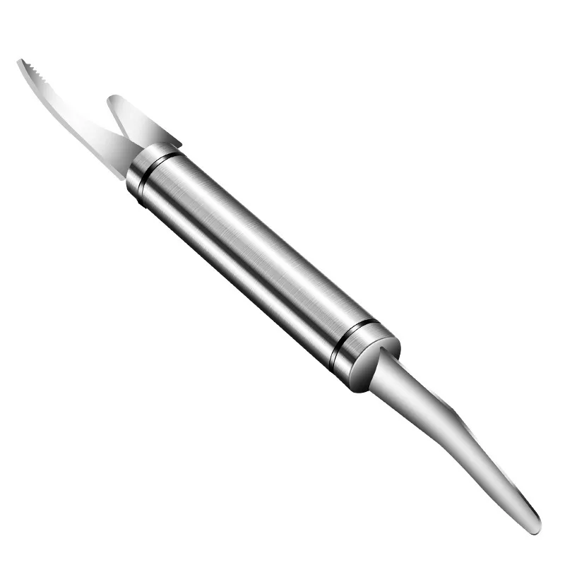 A￧o inoxid￡vel multifuncional r￡pido descascador de camar￣o Removes de escala de faca Removes