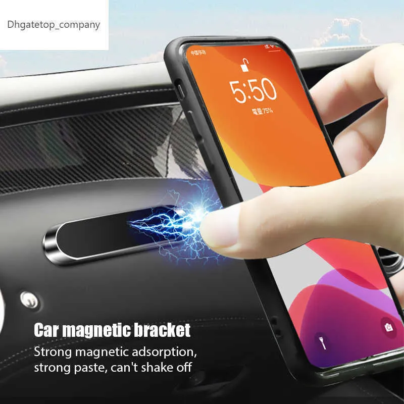 2pcs Magnetic Car Thone Support Телефон для смартфона I Xiaomi Huawei Samsung аксессуары