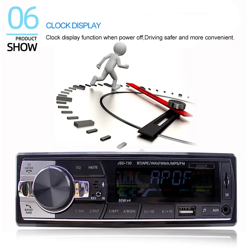 1 Din Araba Radyo Stereo Player Bluetooth Telefon Aux-In Mp3 Elektrik 12v Araba Autoradio Radyo Kaseti Otomatik Bantlar Mıknatıs 520