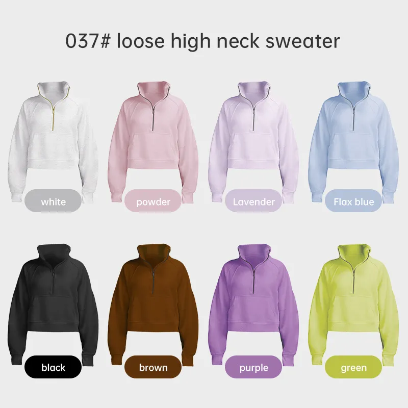 LL-043 Hoodies träning fitness bär kvinnor yoga outfit sportkläder yttre korta jackor utomhuskläder casual vuxen som kör långa s314s