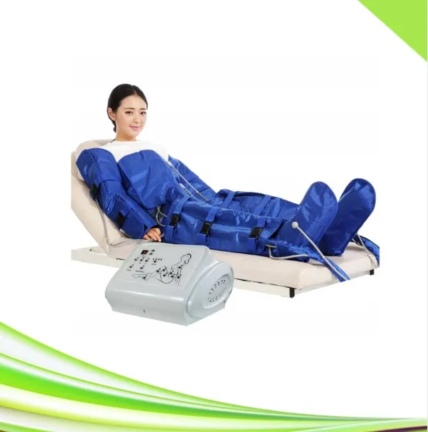 lenfatik drenaj masajı zayıflama basınçlı cihaz taşınabilir beyaz spa salon hava basınç masajı kavitasyon yağ yanıyor basın baskısı basınçlı