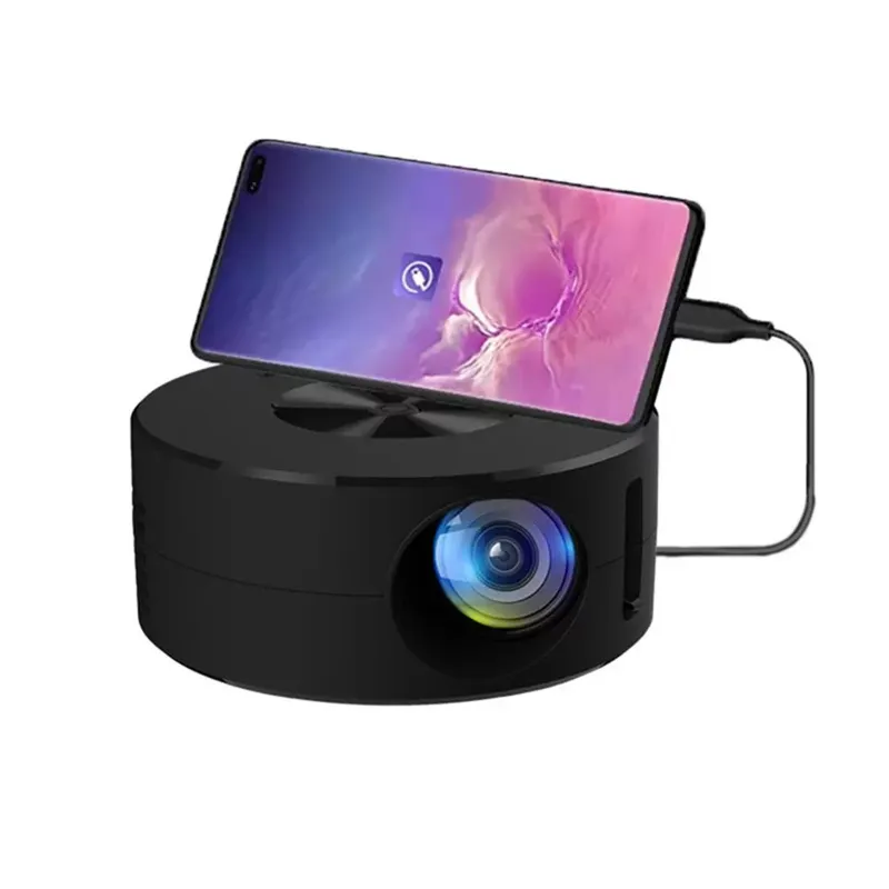 YT200 Home Projector Micro Portable Mini Portable Small Children's Mobile Telefon Projection DHL FedEx