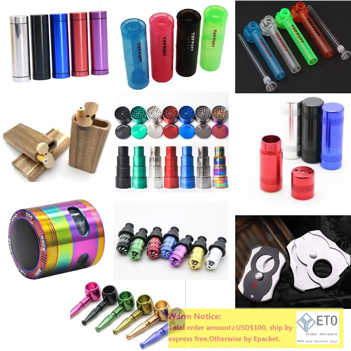 water pipe 4.33inch Automatic Ejection Dugout with grinder Round Stash Storage Metal Container case Tobacco Cigarette Herbal Cigar Grinder Cigar Cutter