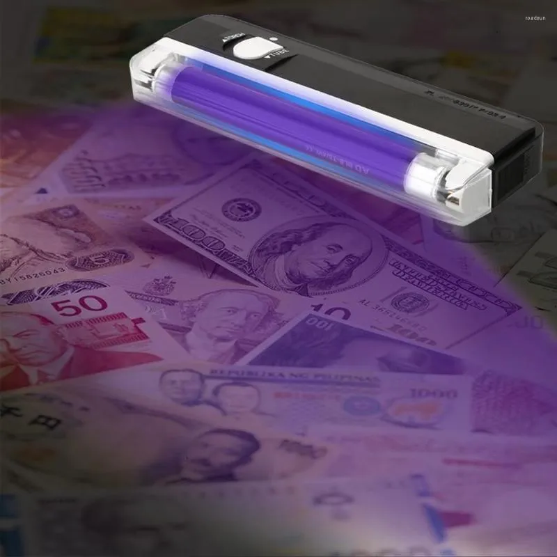 El feneri meşaleler Elde taşınır ultra menekşe led muayene lambası torç uV banknotları kontrol etmek için filigran güvenlik şeritleri