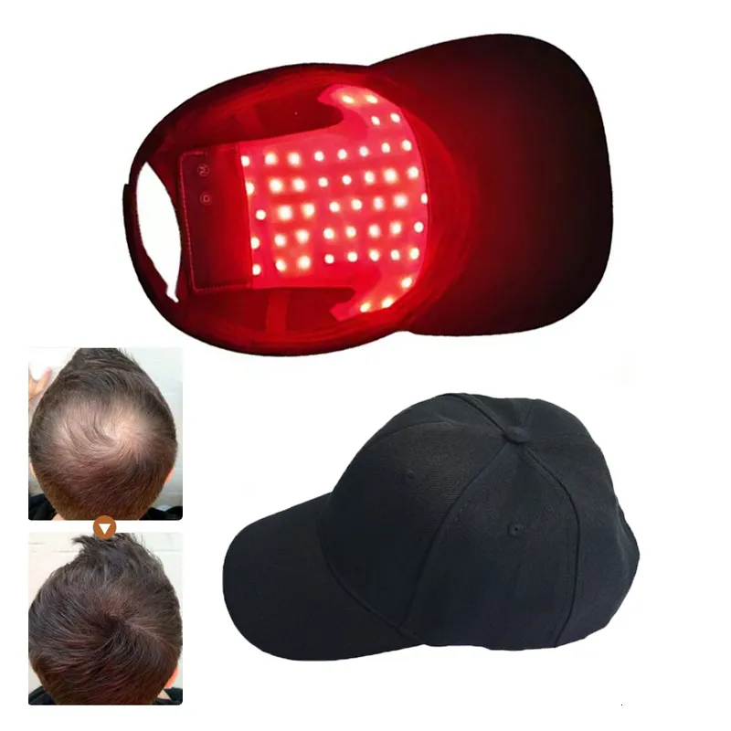 Head Massager Red Light Infrared Therapy Cap LED Anti-Hair Loss Treatment Growth Machine Promoter Fast Regrow Care 221208