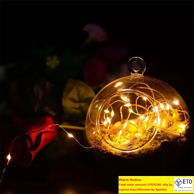 Quick Flash 2M 20LEDs led stringBattery 1 meter Micro Mini Light Silver Wire Starry For Christmas Halloween Decoration