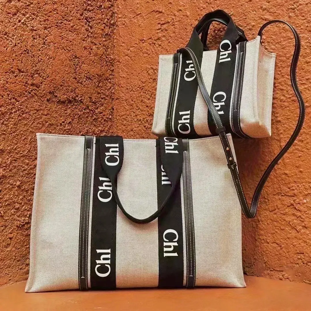 Słynne zakupy drzewne torba plażowa luksurys torebka ramię miasto płótno torebki seniorów damskich projektanci crossbody portfelu
