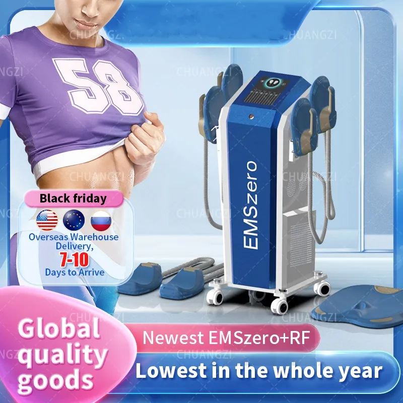 14 TESLA 5000W DLS-EMSLIM NEO BODY SCULPTING 슬리밍 EMSZERO 휴대용 가정용 및 EMS 근육 건물 전자기 조각 기계