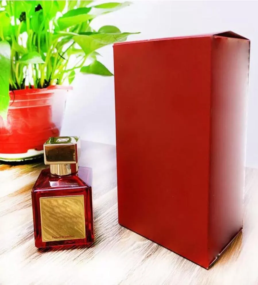 Baccarat Perfume 70ml Maison Bacarat Rouge 540 Extrait Eau De Parfum Paris Fragrance Man Woman Cologne Spray Long Lasting Smell Pr9415768
