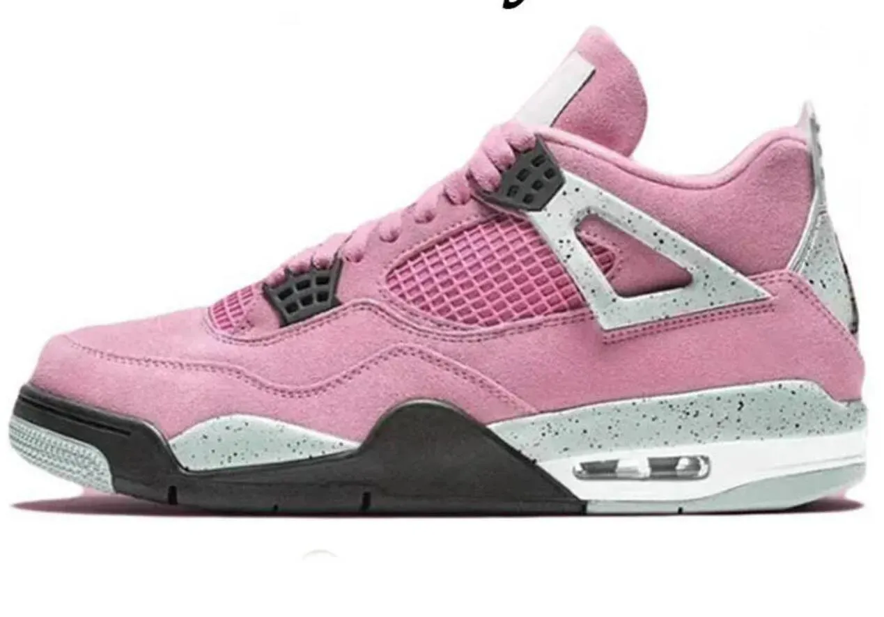 Lightning 4s Basketball Shoes Jumpman 4 University Pink Shoes