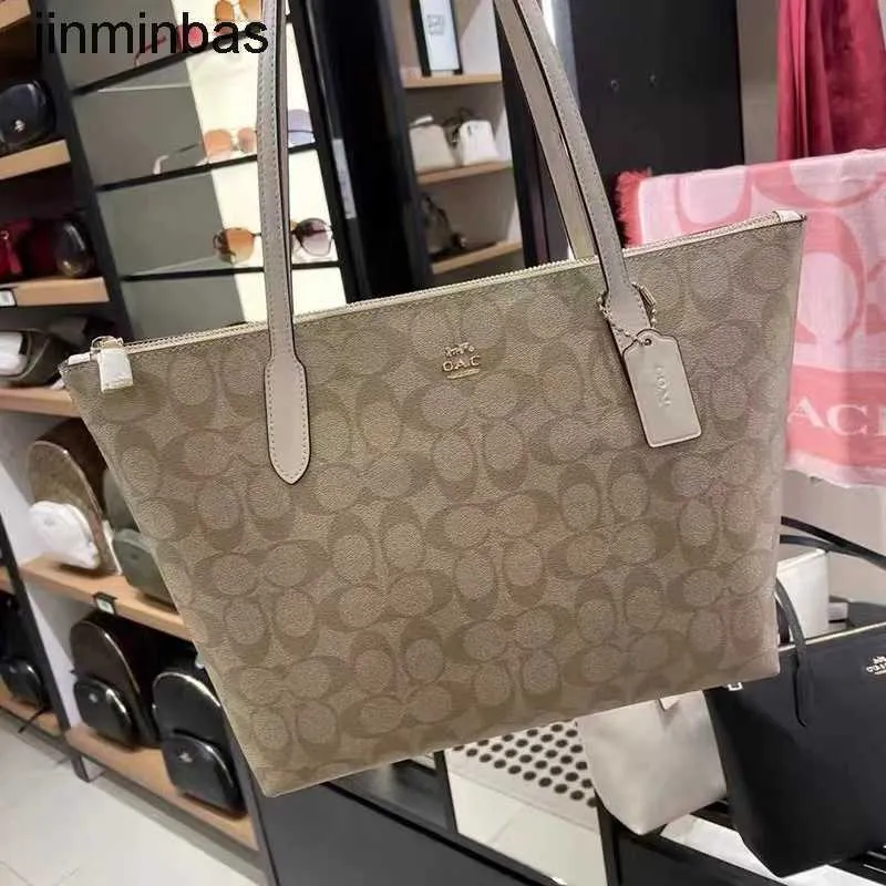 50% Discount in Stores 2023 Fashion Bag Aolai Women's Bag Classic Zipper Versatile Leisure Old Flower Portable Tote Shopping One Shoulder Large Capacity