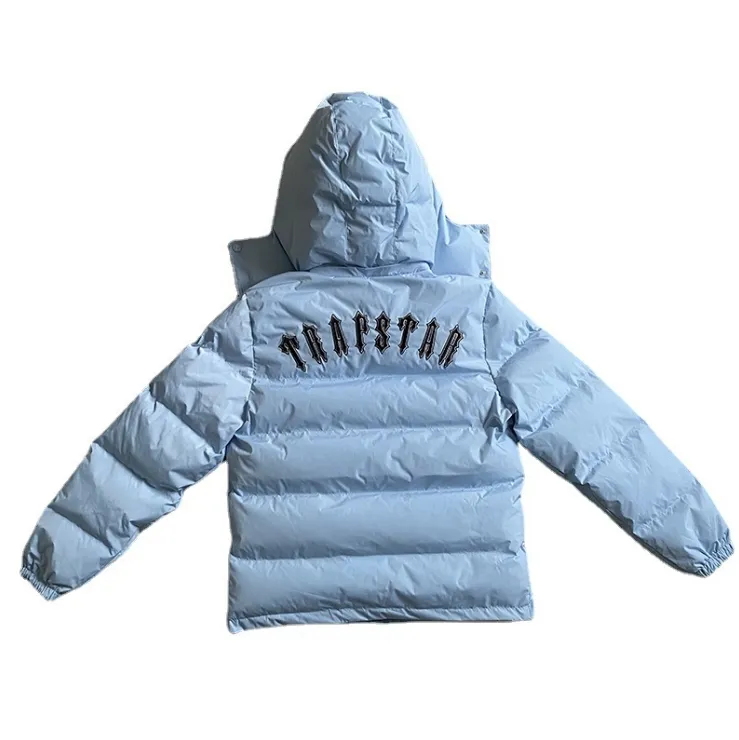 Mens Jacket Trapstar Winter puffer designer Down jackets windproof rainproof Women Coat Overcoat Casual Fashion design Thick Warm Hooded Down Windbreaker