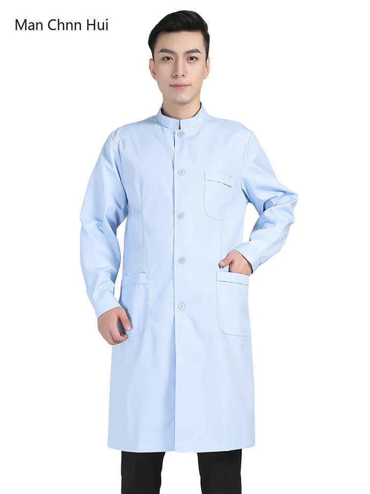 Vêtements médicaux pour hommes, blouse de laboratoire blanche, uniforme de travail homme-médecin, salopette de dentiste, uniformes cliniques de haute qualité, Costume de gommage