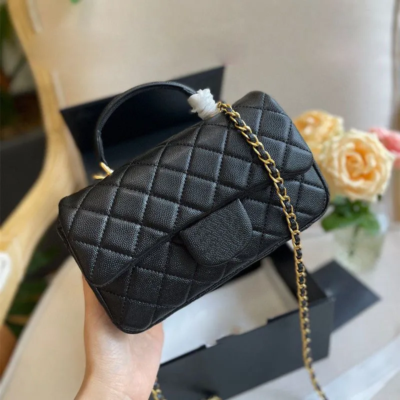 Fashion Designer bags Women Wallet Handbag Lambskin Double Cover Shoulder Crossbody Bag Lady Luxury Caviar bags Metal Chain Clutch Flap Totes Handbags Thread Purse