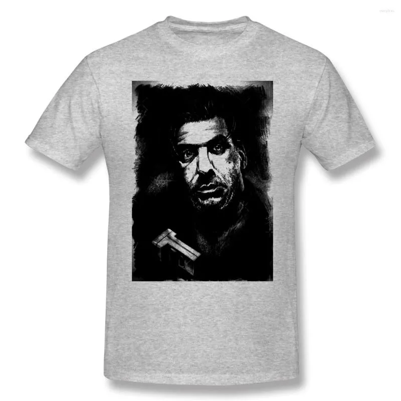 Men's T Shirts Till And Lindemann Portrait 1 Funny Joke Basic Short Sleeve T-Shirt R320 Tops Tees European Size