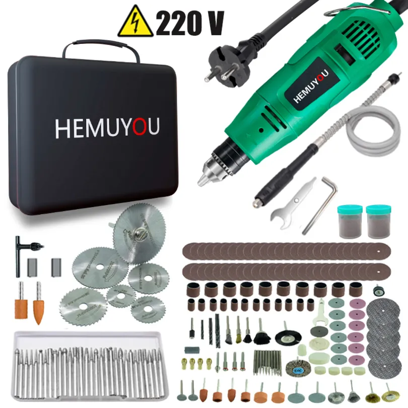 Electric Drill HighPower Graver Rotary Tool 6 Gear Justment Pen Mini Grinder Accessories 221208