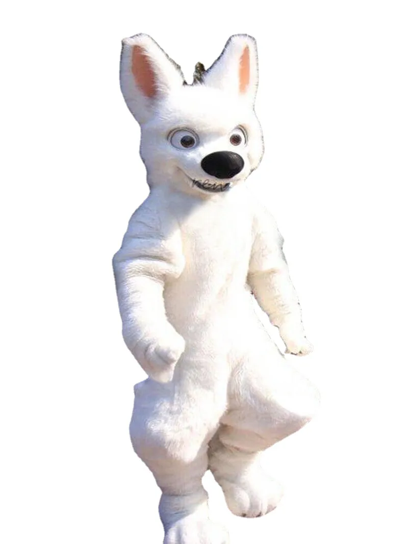 Long Fur Husky Dog Fox Mascot Costume Fursuit Halloween Suit Party Outfit