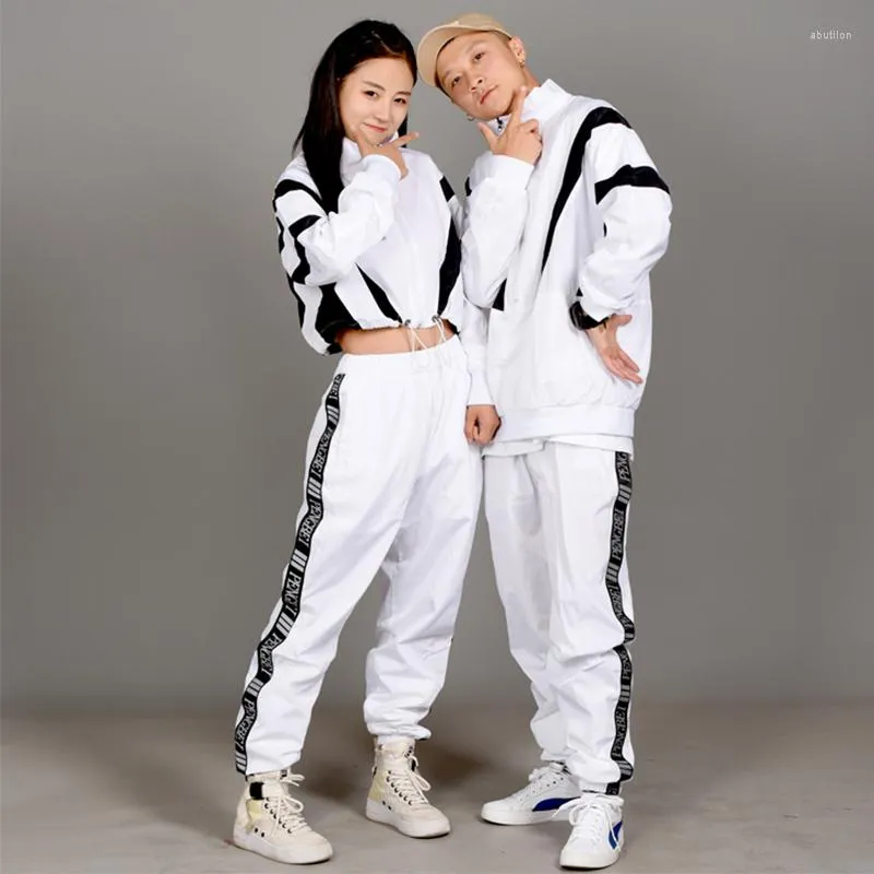 Scene Wear Hip Hop Dance Costumes Female Street Dancewear Men Jazz Dancing Performance Clothing Vuxna Moderna outfit DN5384